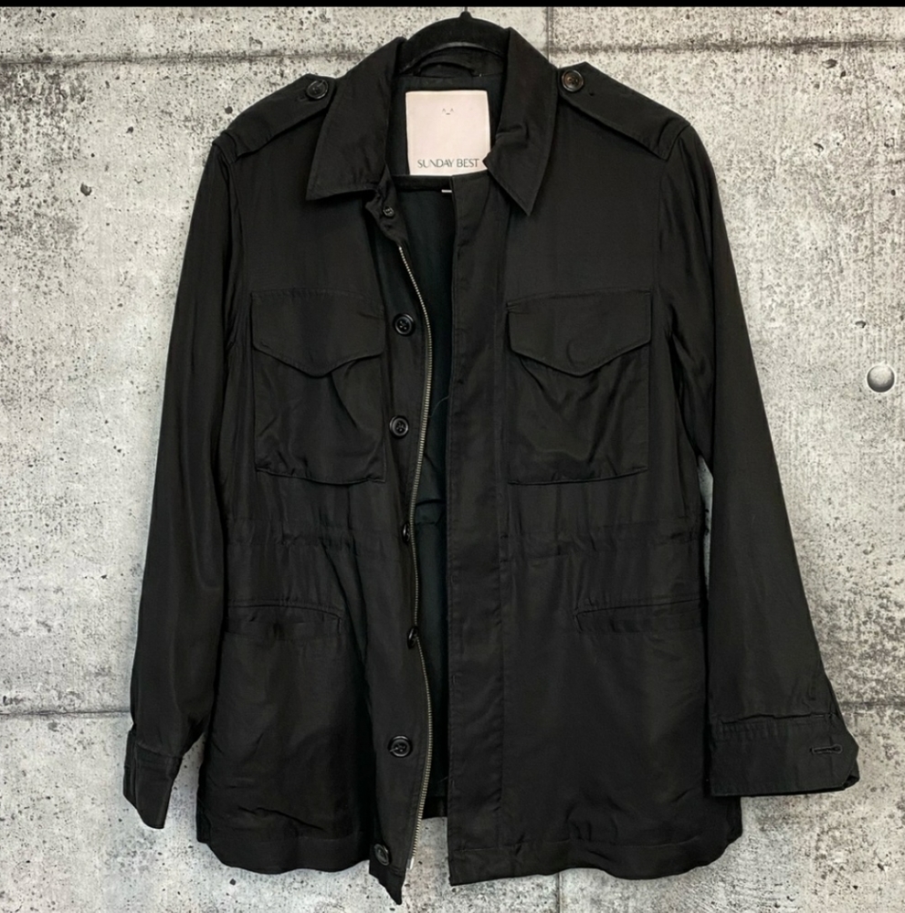 Aritzia Sunday Best Black Utility Jacket small